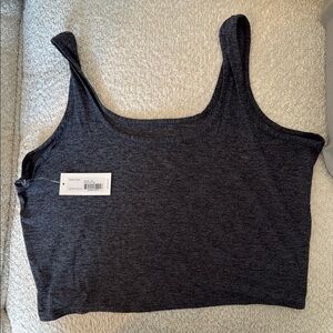 NWT OV all day crop tank XXXL charcoal